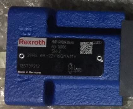 Клапан регулирования потока R900936636 2FRE6B-2X/16QK4MV 2FRE6B-22/16QK4MV пропорциональный