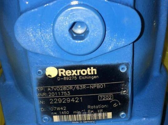Тип переменного насоса A7VO28DR R902223310 A7VO28DR/63R-NPB01 Rexroth аксиальнопоршневой