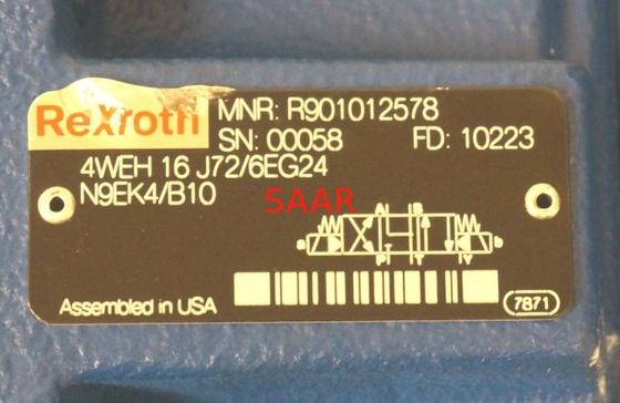 Rexroth R901012578 4 WEH 16 j 7 x/6 НАПРИМЕР. 24N9EK4/B10 4 WEH 16 j дирекционный клапан катышкы 72/6 НАПРИМЕР. 24N9EK4/B10