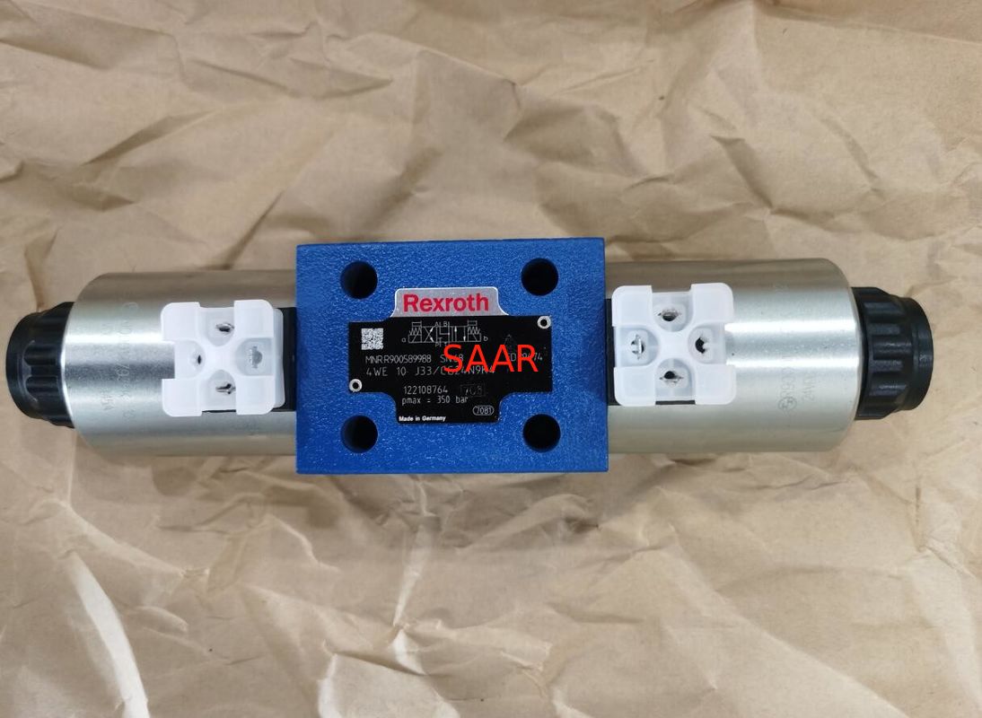 Rexroth R900589988 4WE10J3X/CG24N9K4  4WE10J33/CG24N9K4   Directional Spool Valves, Direct Operated, with Solenoid Actua