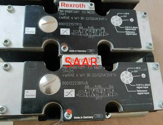 Клапан Rexroth R900974817 4WRAE6W1-30-2X/G24K31/F1V 4WRAE6W1-30-22/G24K31/F1V пропорциональный дирекционный